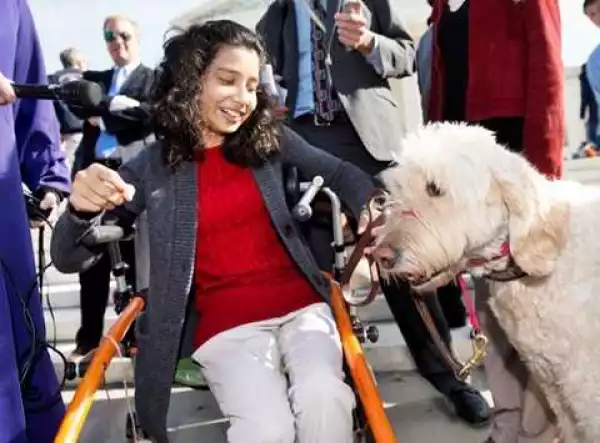 13-year-old Girl Wins Supreme Court Decision as She Fights to Bring Her Service Dog to School